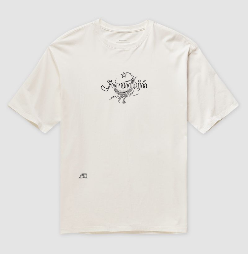 Camiseta Oversize Ferramenta de Yemanjá – A Rainha do Mar