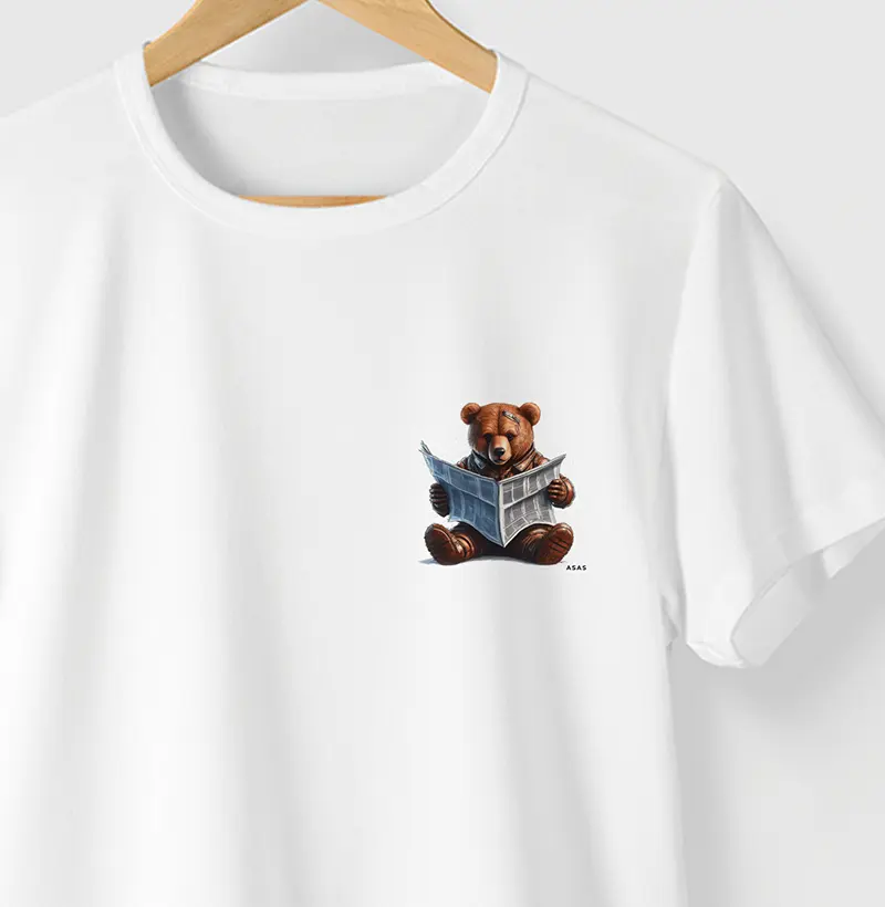 Camiseta TED JOURNAL - BRANCA - (100% Algodão)