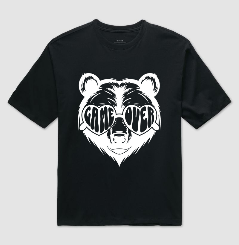 Oversized Urso Game Over (V. White)