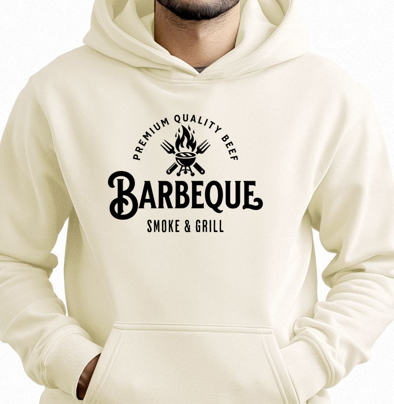 Barbecue Lifestyle: Moletom com Bolso - Design Autêntico para Amantes do Churrasco