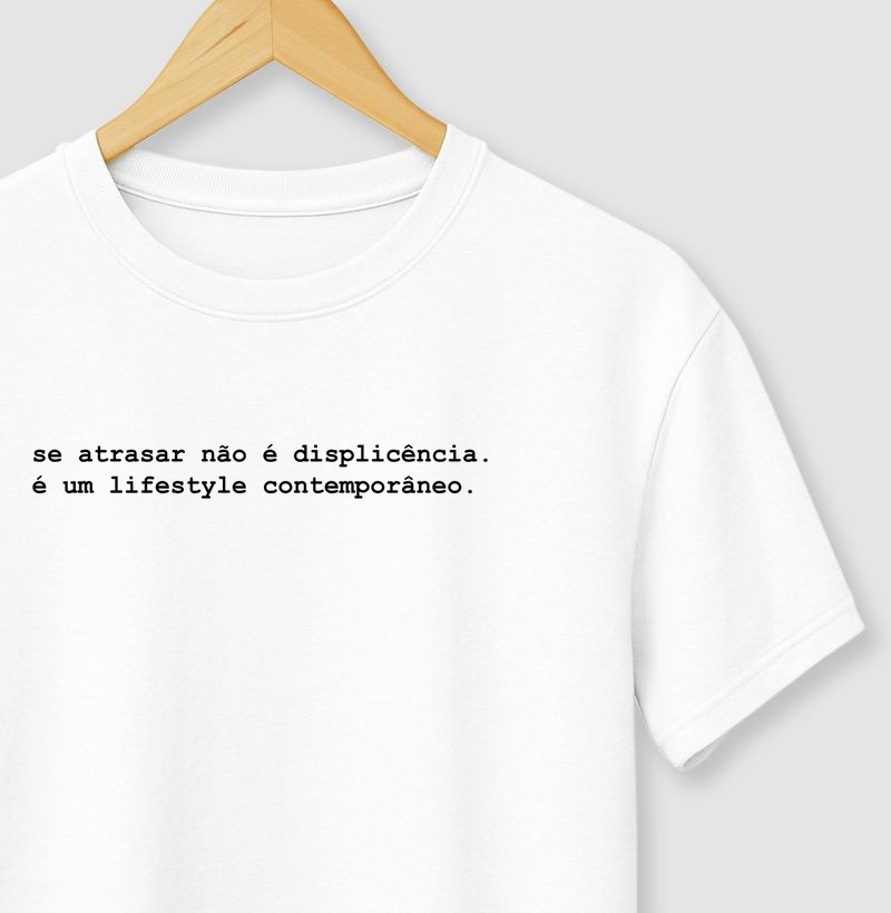 se atrasar não é displicência