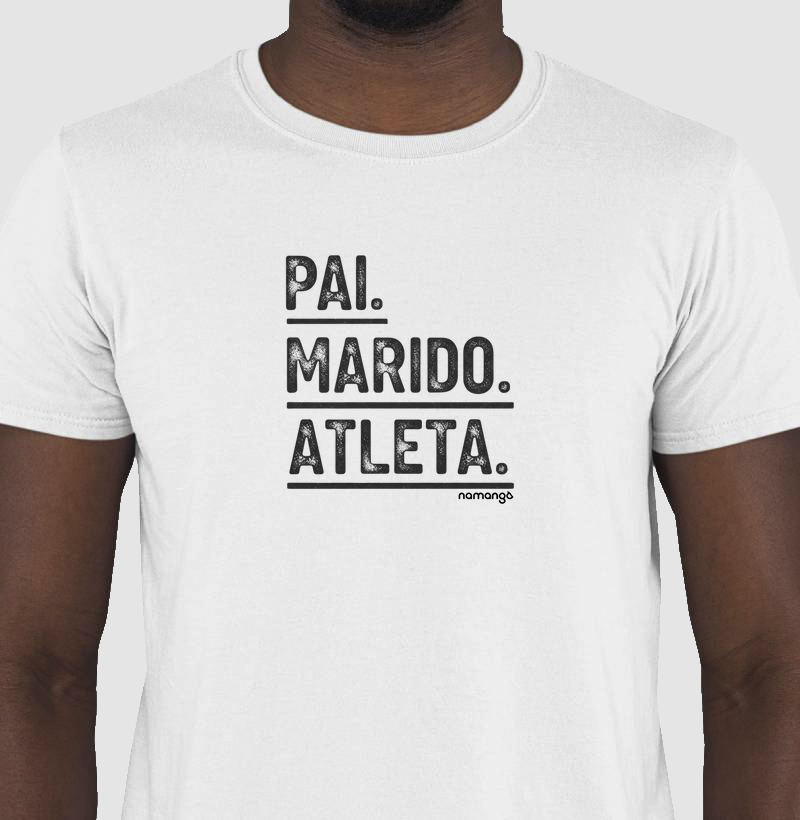 Camiseta Pai Marido Atleta – Na Manga