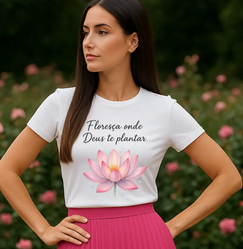 Flor de Lótus – Floresça onde Deus te plantar 