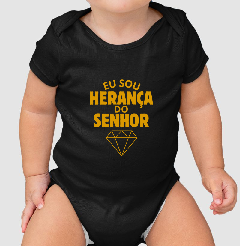 Eu sou Herança do Senhor (body bebê)