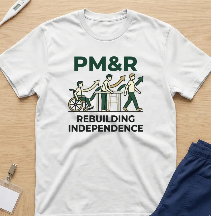 Camiseta - Fisiatria: Rebuilding independence