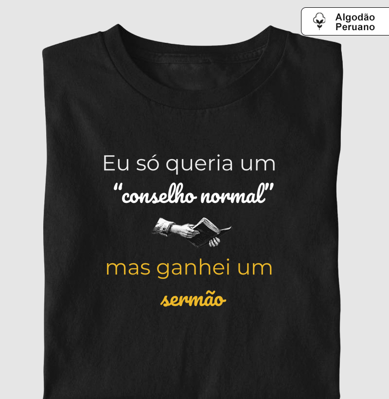 Eu só queria um conselhor normal