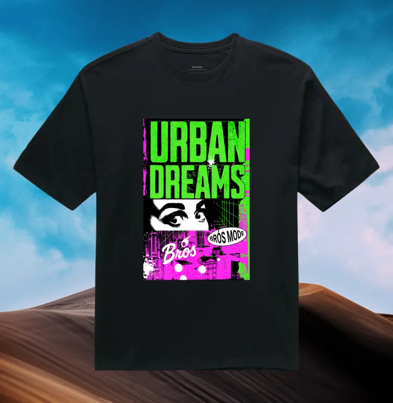 Camiseta Oversized Brós URBAN DREAMS