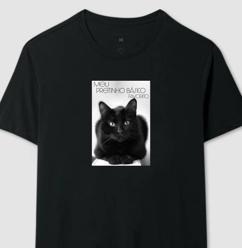 Camiseta meu pretinho básico favorito