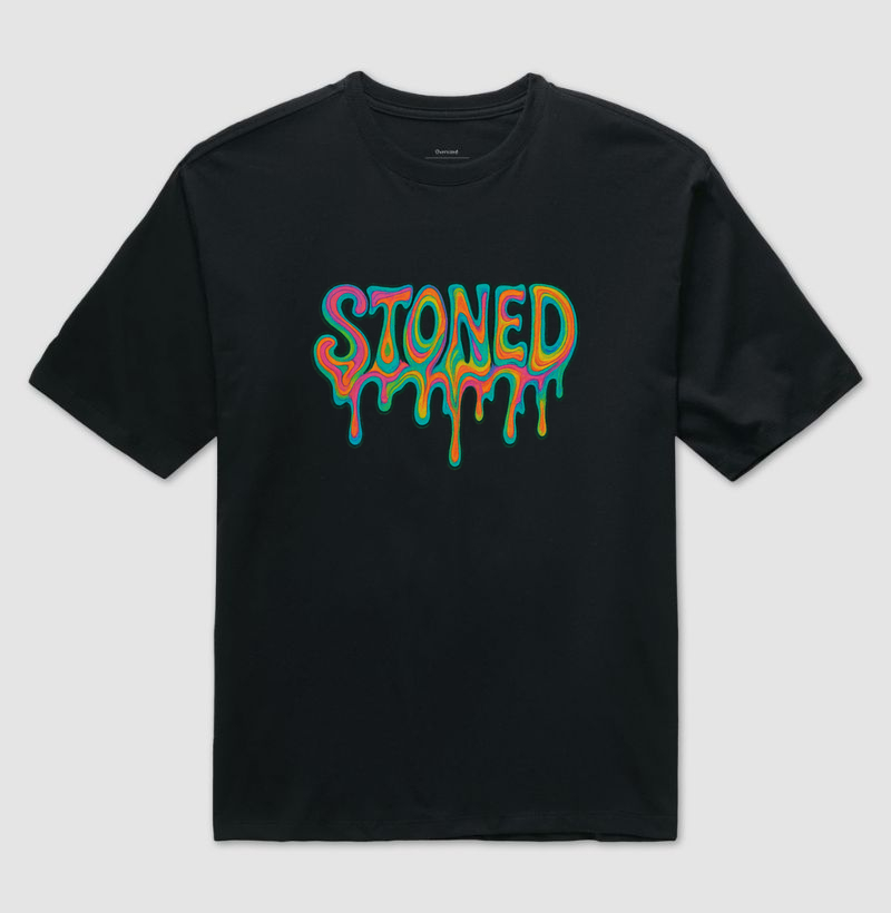Camiseta oversized - Stoned