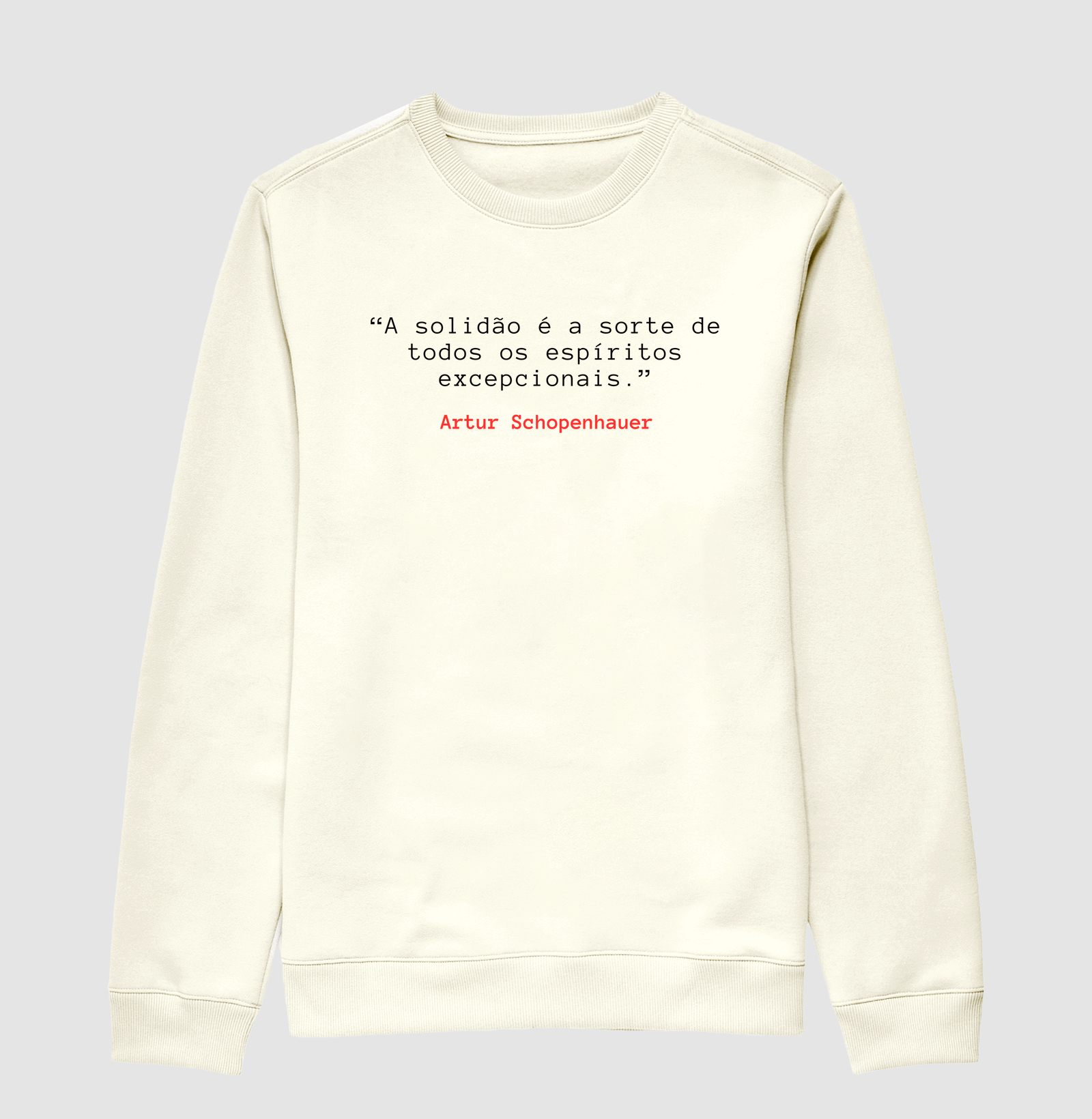 Suéter Moletom Arthur Schopenhauer Espíritos Excepcionais