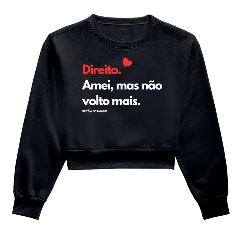 Cropped Moletom Direito
