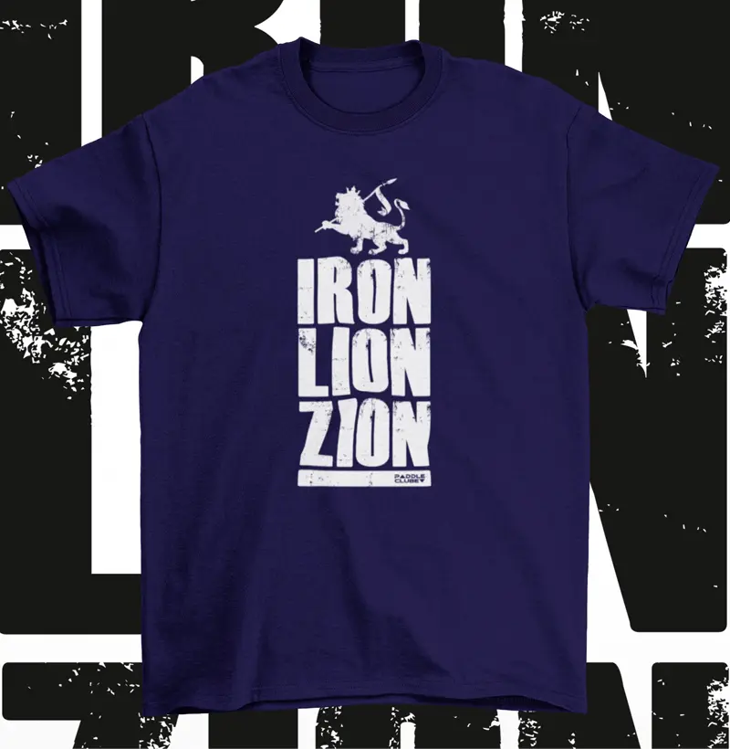 T-SHIRT masculino e feminina - IRON LION ZION