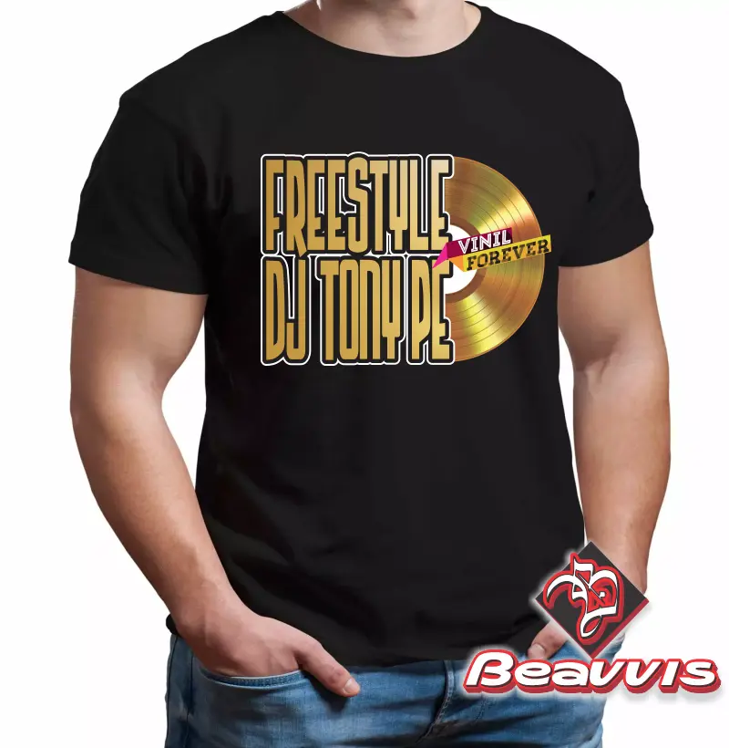 Camisa DJ Tony Vinil Forever Gold EXC BVS