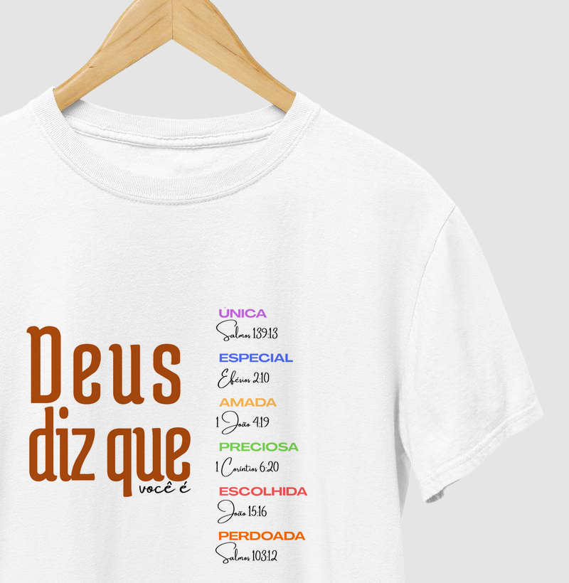 Deus diz que você é