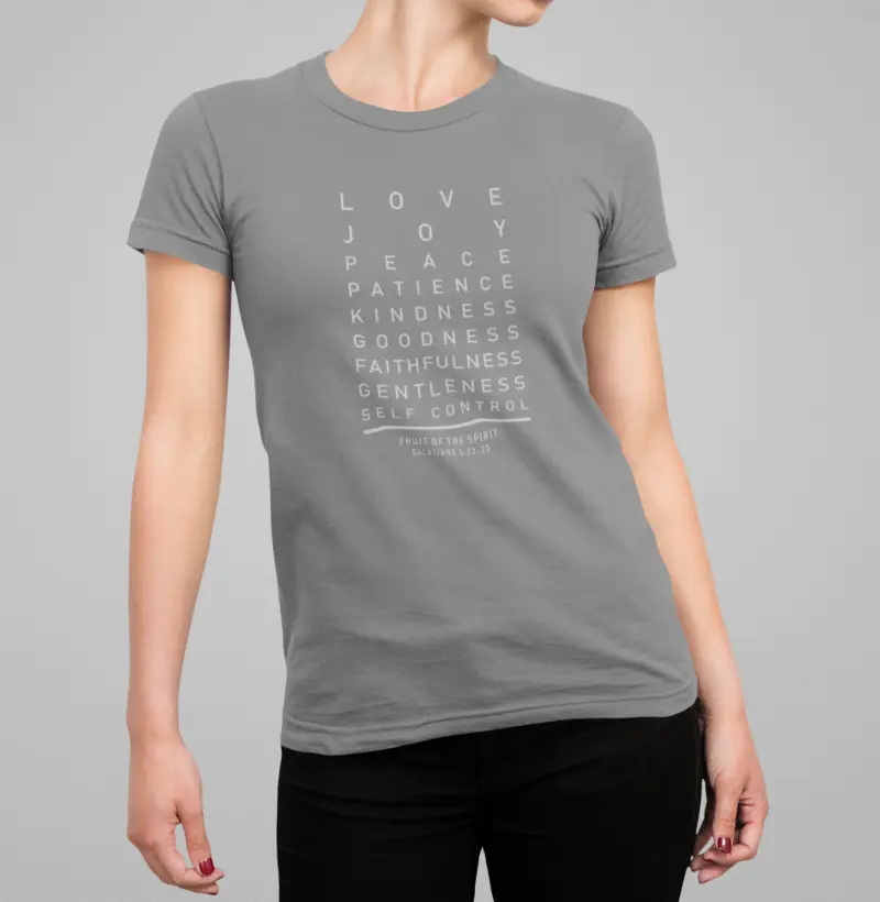 Camiseta Feminina - Fruit Of The Spirit - Código: N25D16