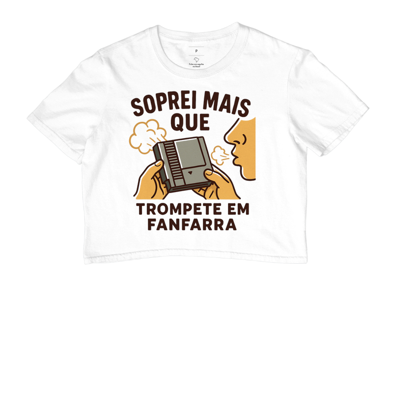 Soprei mais que trompete