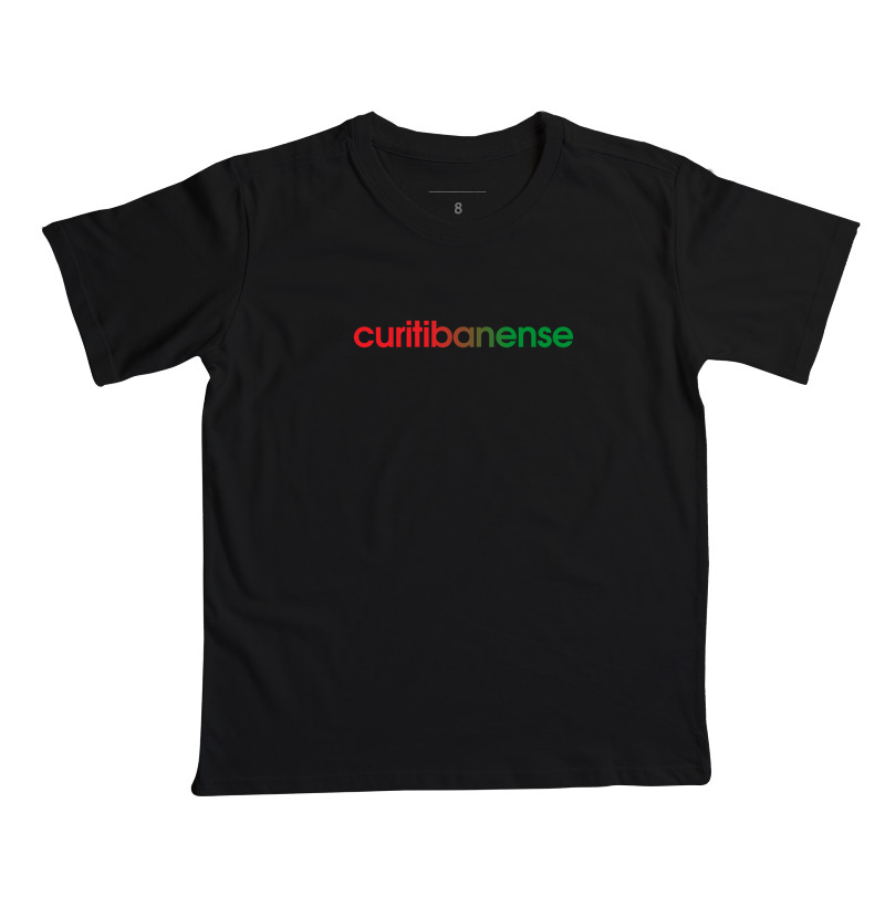 Camiseta Infantil Curitibanense Cores da Bandeira