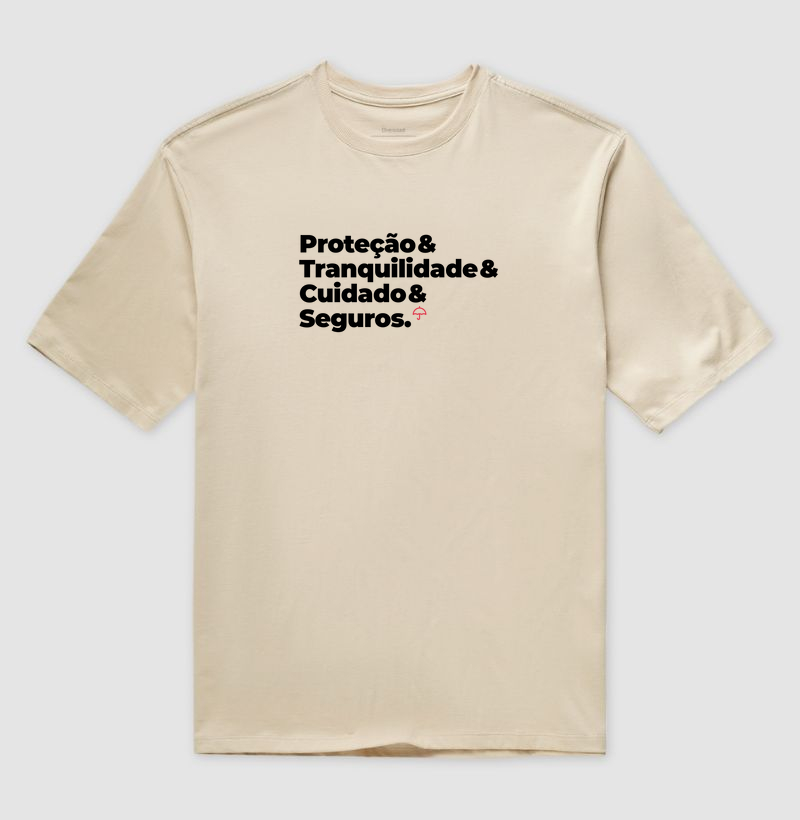 Seguros - Tranquilidade, Cuidado e Proteção (Oversized)