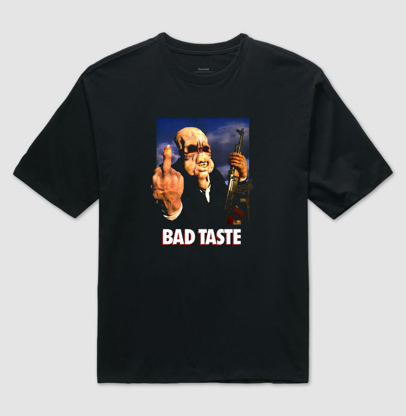 Camiseta Oversized Bad Taste 1987
