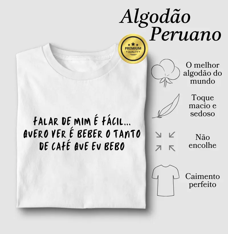 Falar de mim é fácil...