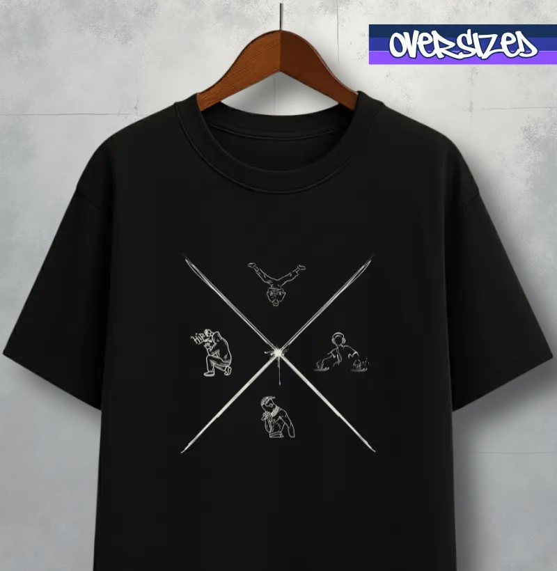 4 Elementos do Hip Hop - minimalista