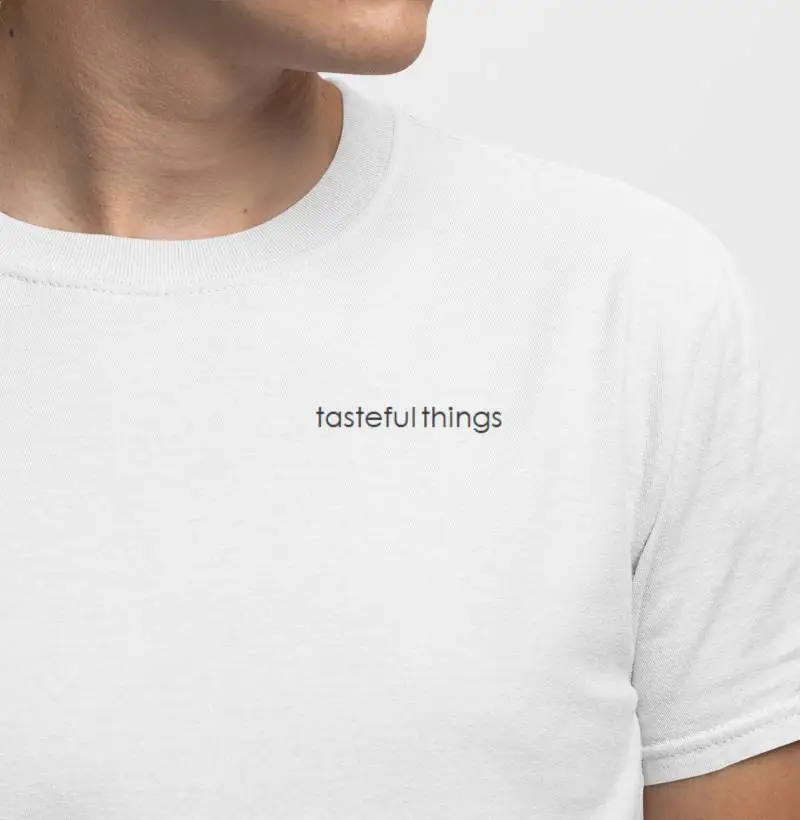 camiseta básica do Mr. Bharcks tasteful things