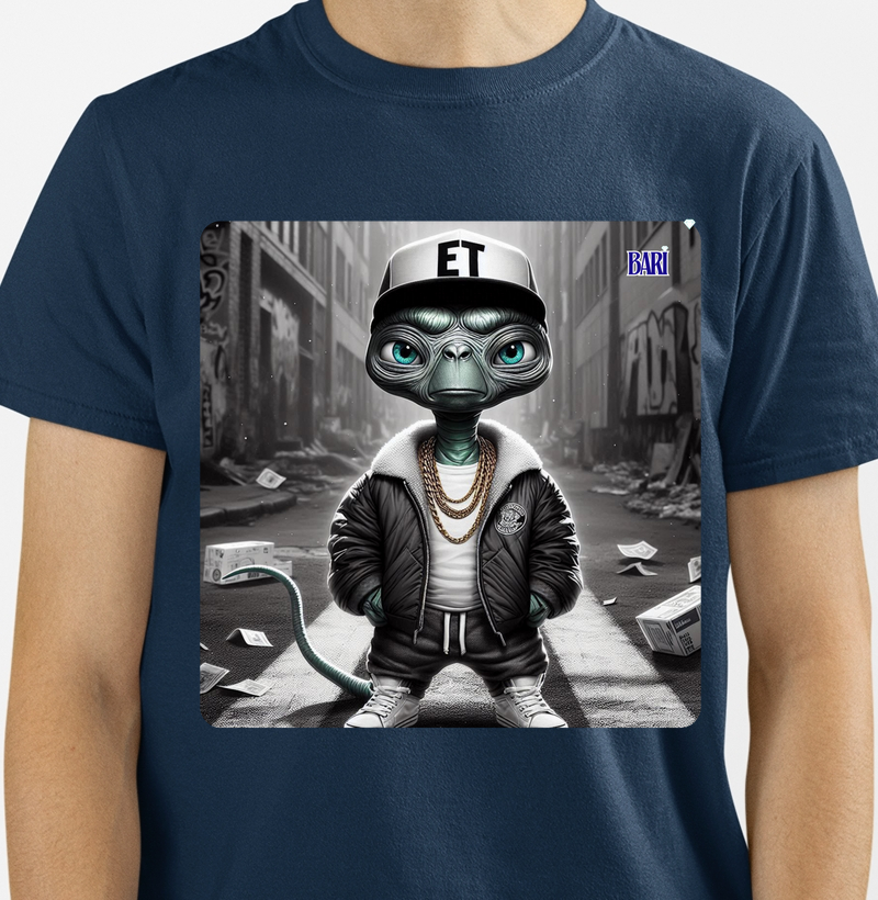 Camiseta com Estampa de ET Estiloso