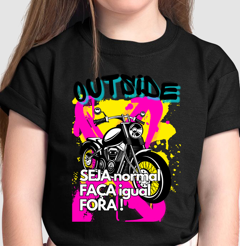 Camiseta Infantil - Não seja igual
