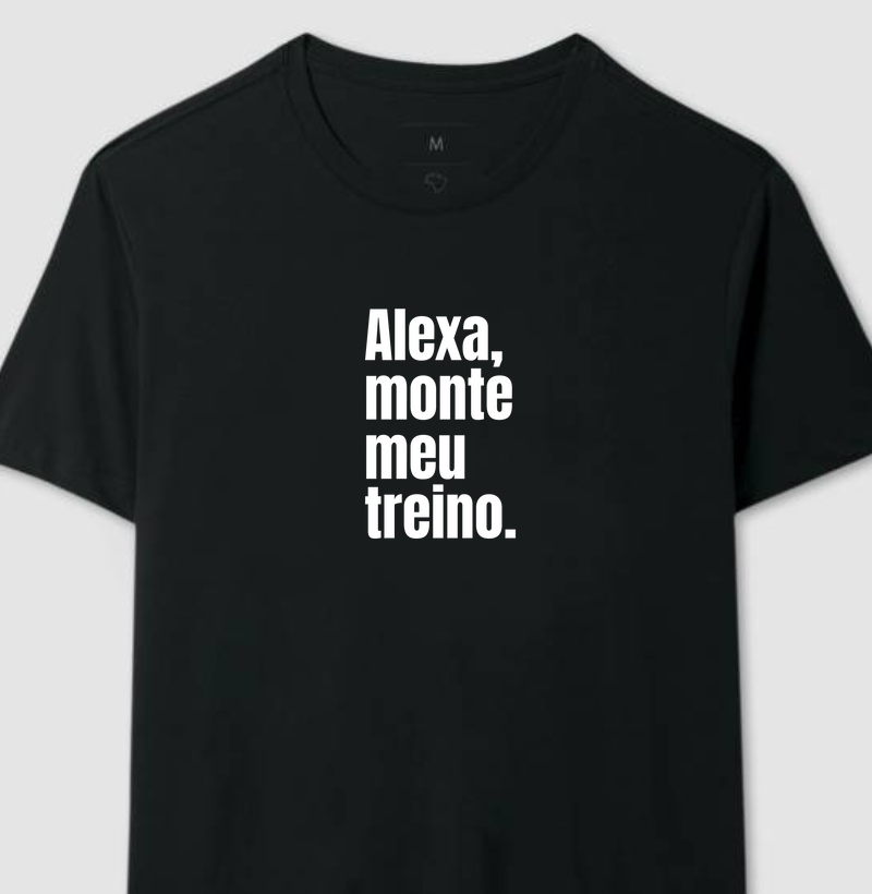 Alexa monte meu treino