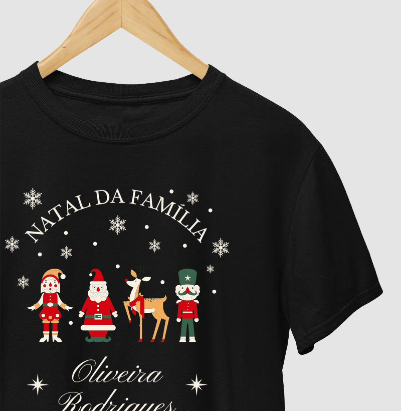 Camiseta Ugly Sweater Natal - Família Oliveira Rodrigues