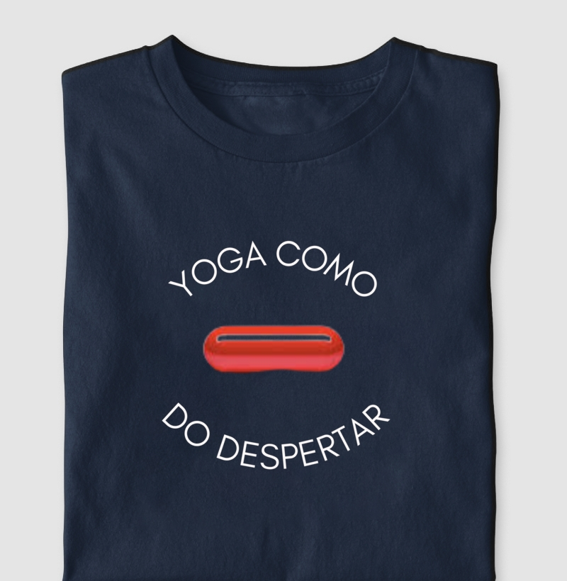 YOGA como despertar da vida - camiseta