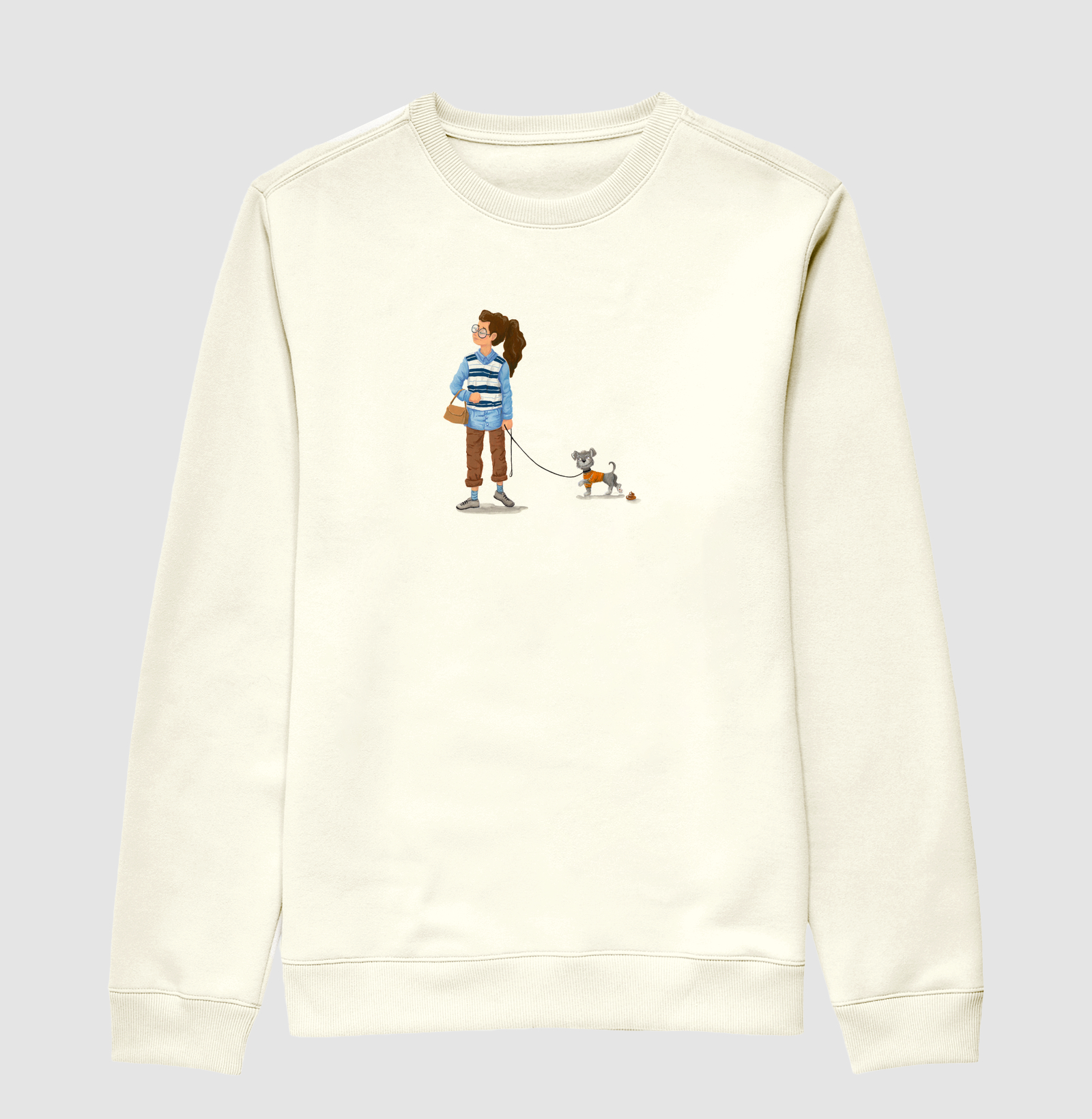 Suéter Moletom Passeio com Cachorro
