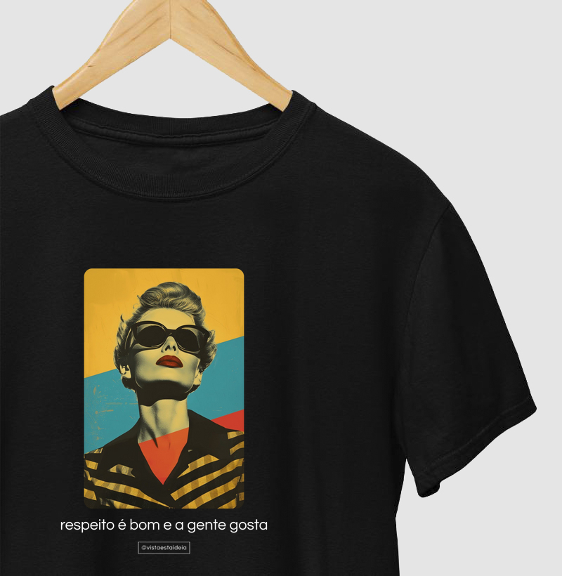 Camiseta Respeito é bom e a gente gosta