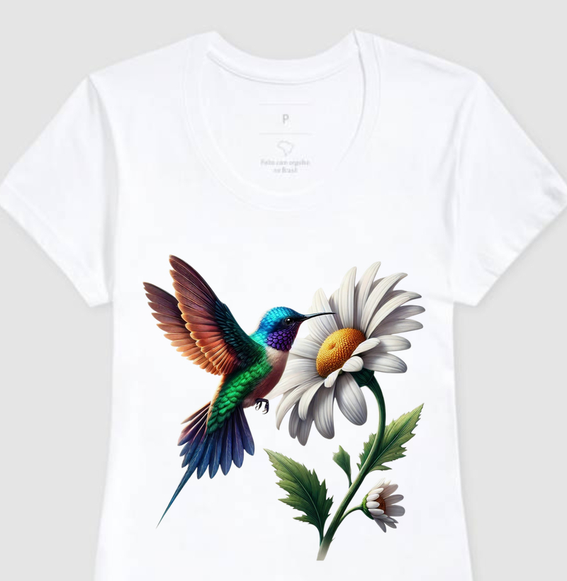 Camiseta Beija-Flor Vibrante Feminina [RESERVA INK]