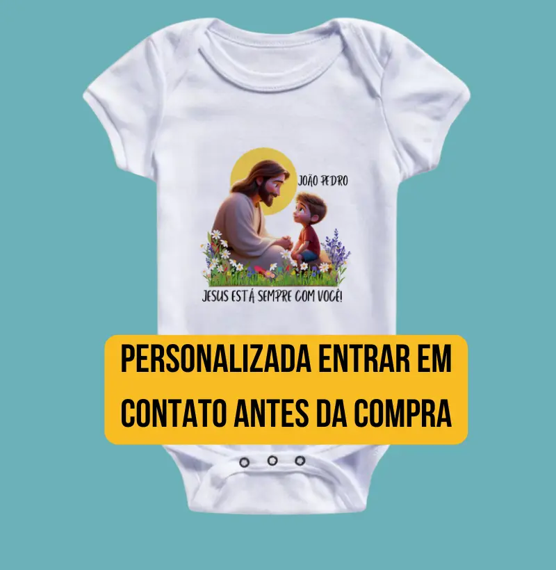Personalizada - Jesus está sempre com você! Para João Pedro