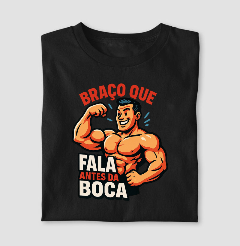 Braço que fala antes da boca