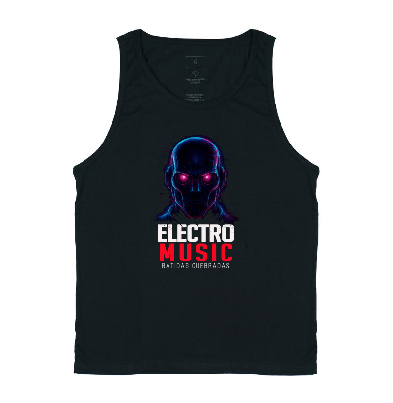 Camiseta Electro Music Batidas Quebradas