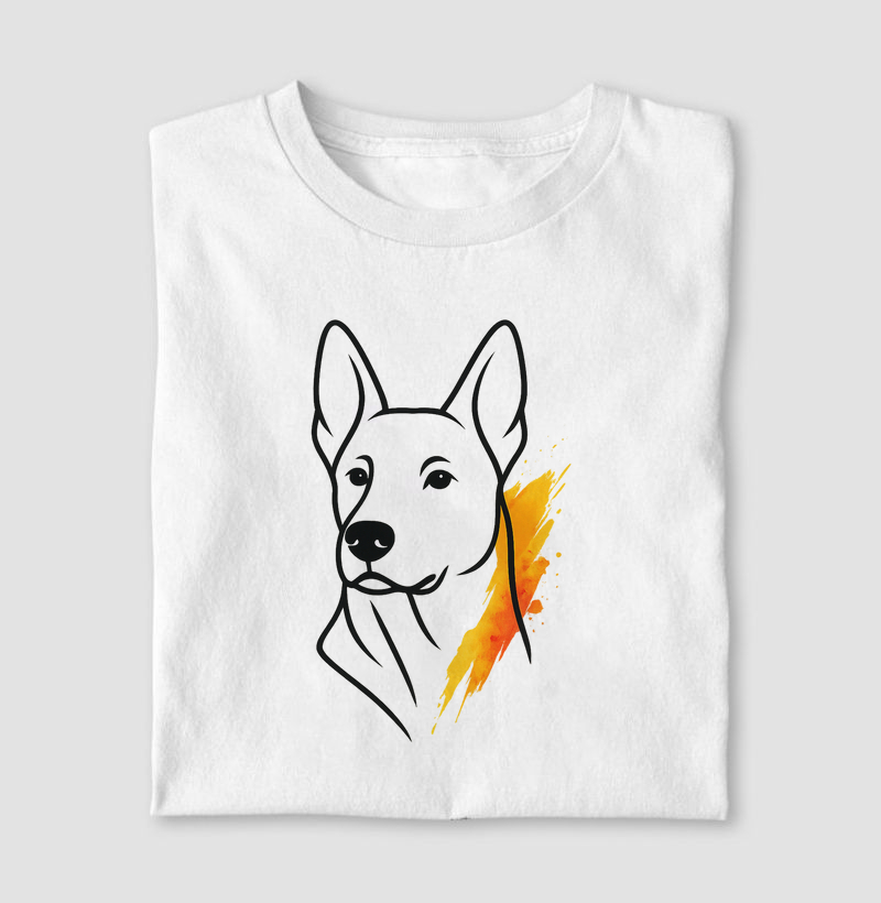 CamisetaPastor Alemão Minimalista