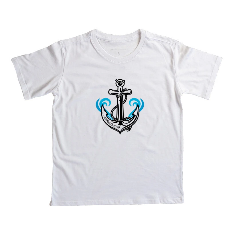 Camiseta Infantil Âncora - Hebreus 6:19