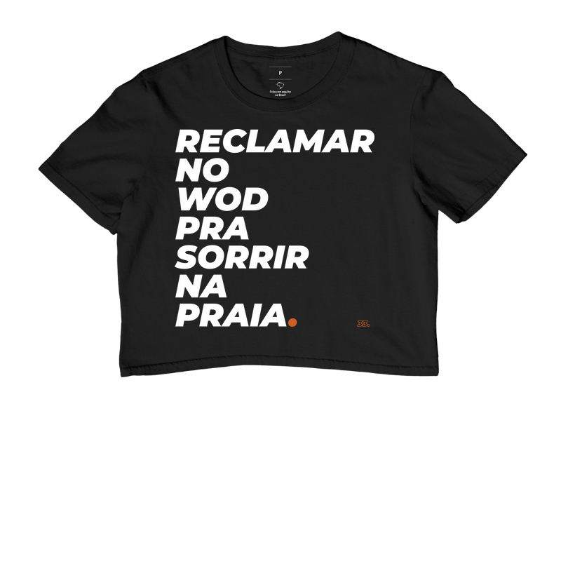 Reclamar pra sorrir na praia