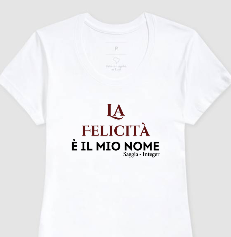 Camiseta REALIZZATORE IL MIO NOME 0075 - Femme