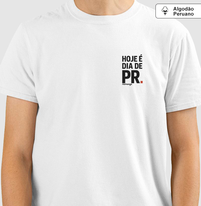 Camiseta CrossFit Hoje É Dia de PR – Na Manga