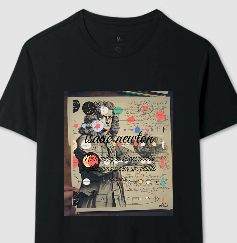 Camiseta Virts Isaac Newton