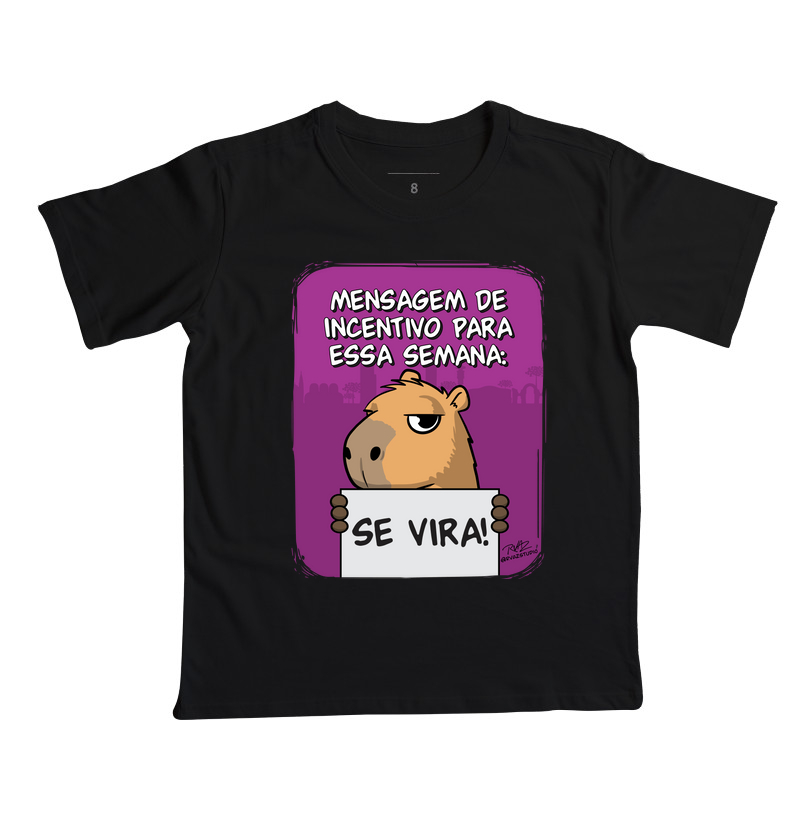 Camiseta Capivara Se Vira