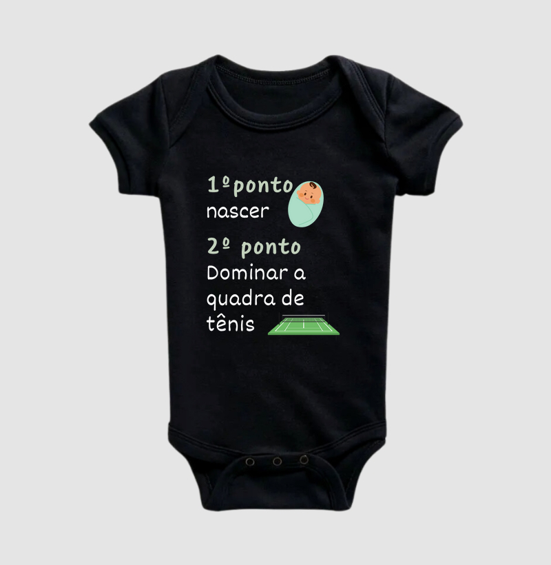 Nascer e dominar a quadra de tênis