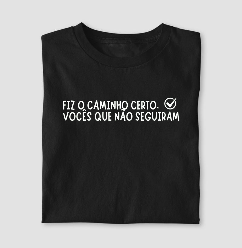 Fiz o caminho certo