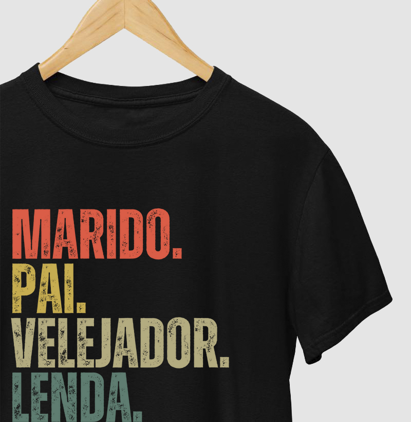 Marido pai velejador lenda - Algodão 30.1 