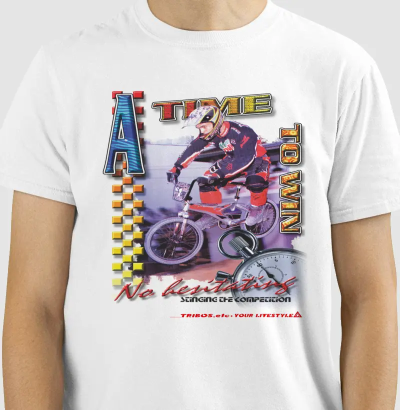 CAMISETA RESERVA.INK MASCULINA E FEMININA TRIBOS.etc LIFESTYLE BIKE A TIME TO WIN
