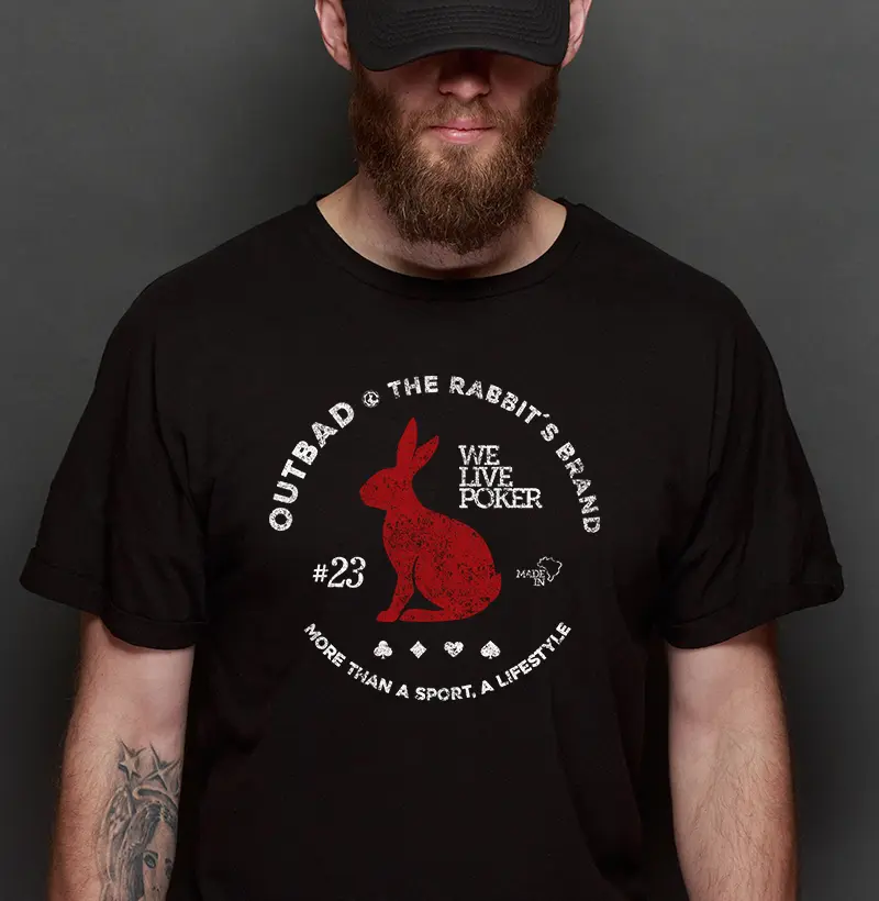 CAMISETA 100% ALGODÃO OUTBAD CARIMBO - MASCULINA