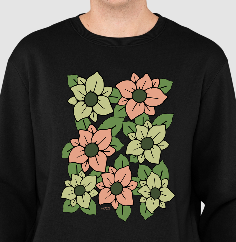 Flores estampa grande
